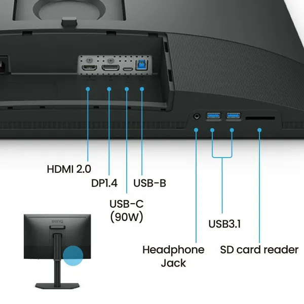 Monitorius BenQ SW242Q Full HD WQXGA 24,1"