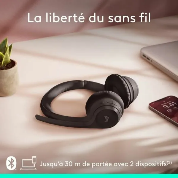 Ausinės Logitech 981-001407 Juoda