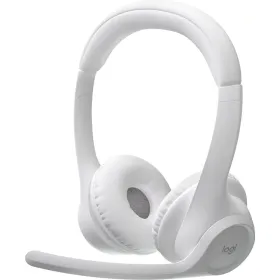 Kuulokkeet mikrofonilla Logitech 981-001417 Valkoinen