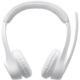 Kuulokkeet mikrofonilla Logitech 981-001417 Valkoinen