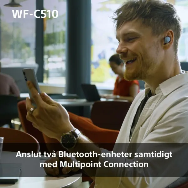Bluetooth ausinės Sony WF-C510 Balta