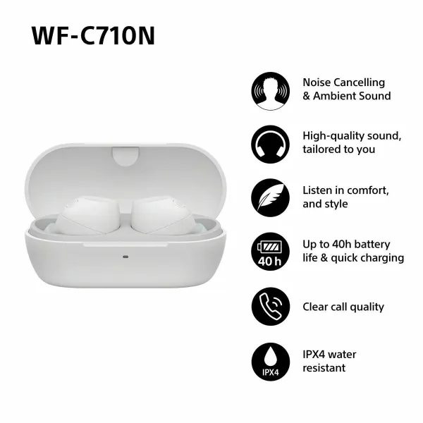 Headphones Sony WFC710NW TW White