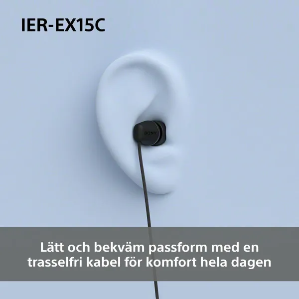 Austiņas Sony IEREX15CB Melns