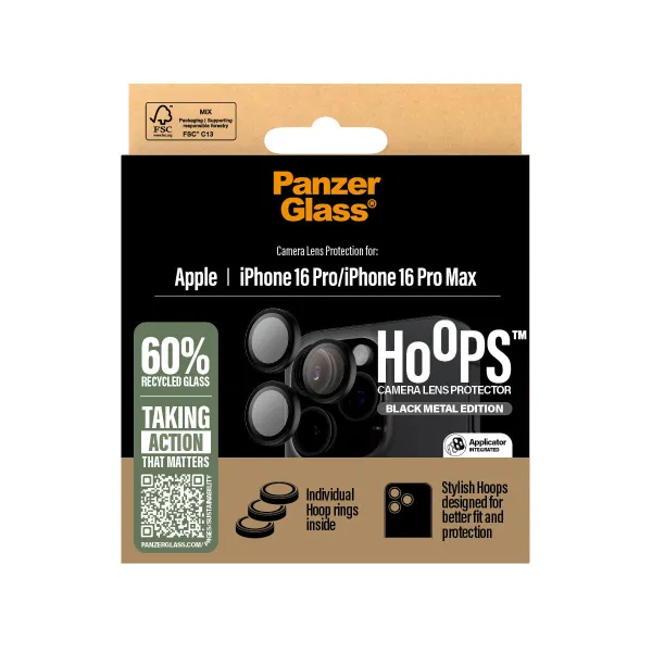 Mobiliojo telefono ekrano apsauga Panzer Glass iPhone 16 PMACCS Apple