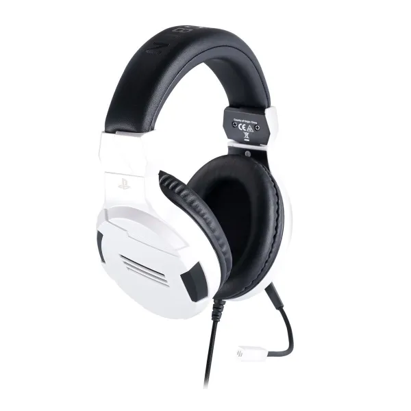 Austiņas ar Mikrofonu Spēlēm Big Ben Interactive PS4OFHEADSETV3WHITE Balts Melns/Balts