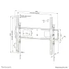 TV laikiklis Neomounts WL35-750BL18 43"