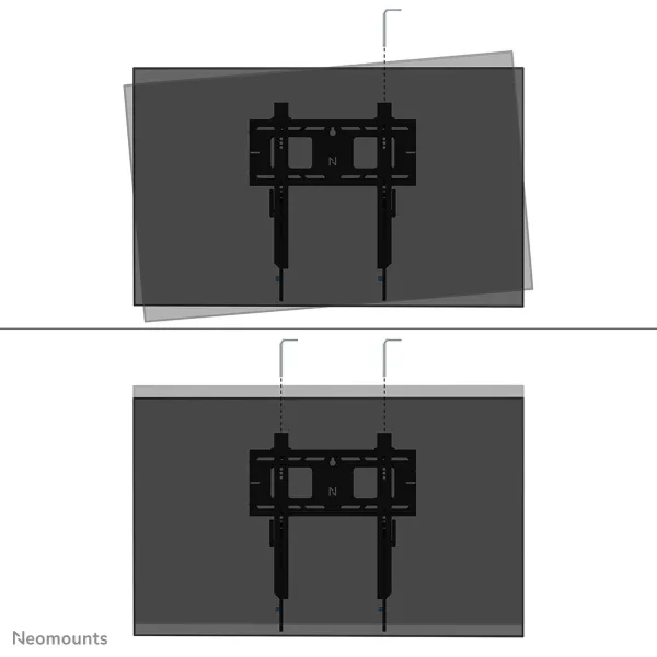 TV laikiklis Neomounts WL30-750BL14 32" 75" 100 kg