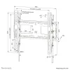 TV laikiklis Neomounts WL35-750BL14 32" 75" 100 kg