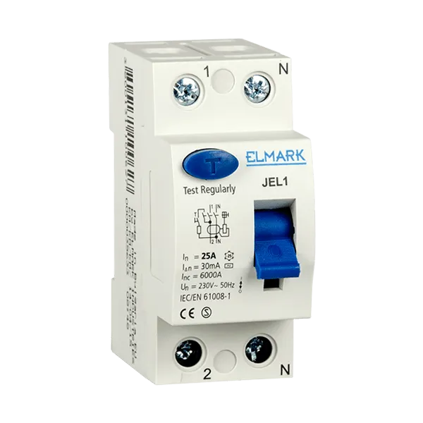 RESIDUAL CURRENT DEVICE JEL1 2P 25A/30MA