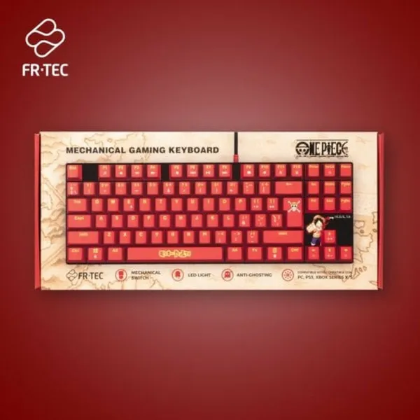 Klaviatūra un Pele FR-TEC OP4001 QWERTY Bordo