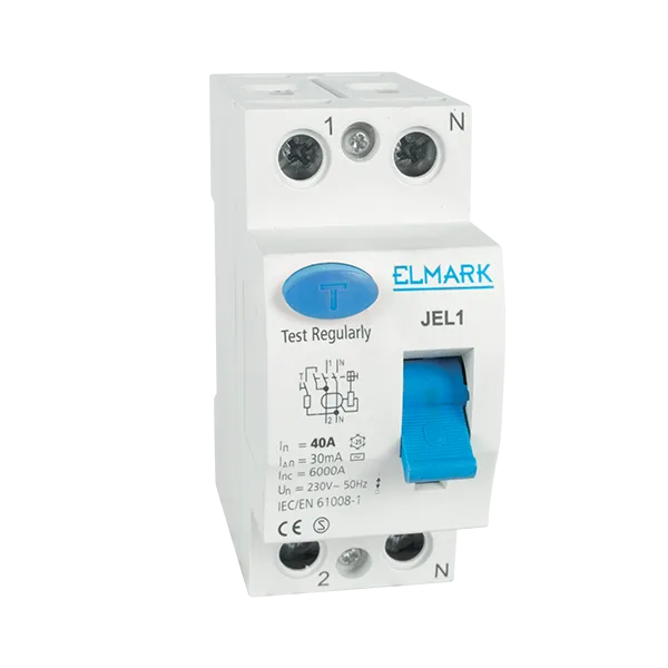 УСТРОЙСТВО ЗАЩИТНОГО ОТКЛЮЧЕНИЯ JEL1 2P 20A/300MA
