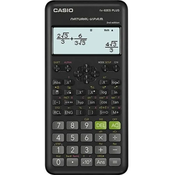 Teaduskalkulaator Casio FX-82ESPLUS-2 BOX Must