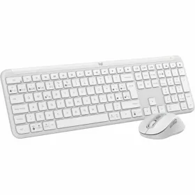 Klaviatuur ja Hiir Logitech 920-012596 Valge hispaania QWERTY