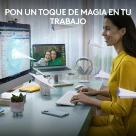 Klaviatuur ja Hiir Logitech 920-012596 Valge hispaania QWERTY