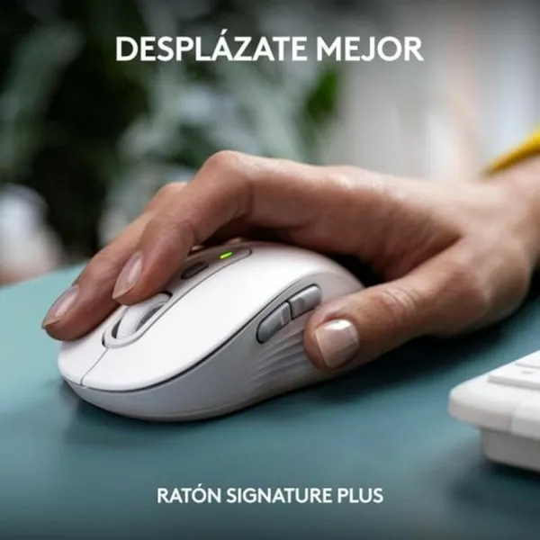 Klaviatūra un Pele Logitech 920-012596 Balts Spāņu QWERTY