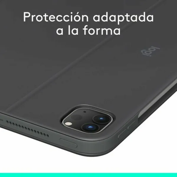 Ümbris Klaviatuurile ja Tahvelarvutile Logitech 920-012772 Grafiithall QWERTY