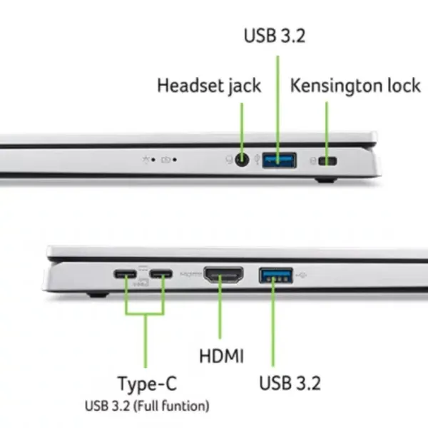 Nešiojamas kompiuteris Acer NX.J73EB.001 39" 8 GB RAM 128 GB SSD