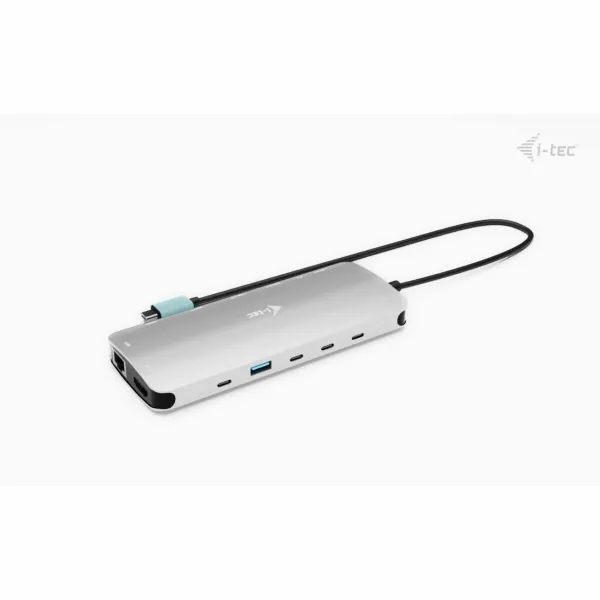 USB-keskitin i-Tec C31NANOTRIPLEDOCKPD Harmaa