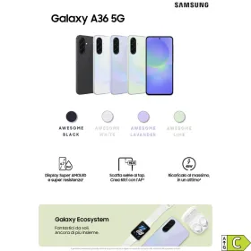 Išmanusis Telefonas Samsung A36 SM-A366B 6,7" 6 GB RAM 128 GB Juoda