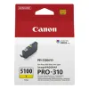 Originali rašalo kasetė Canon PFI-5100 Y EUR Geltona
