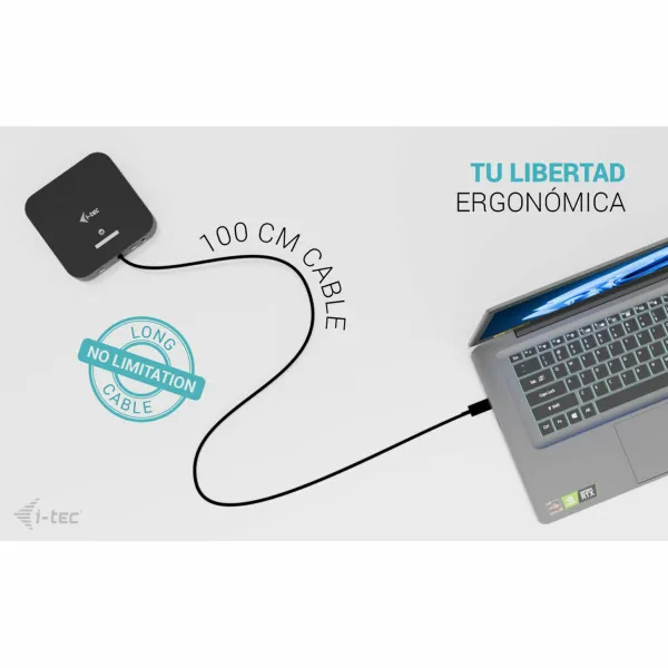 USB-jaotur i-Tec C31DUALHDMIDPD100