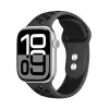 Crong Duo Sport - Apple Watch Band 44/45/46/49 mm (Gray/Black)