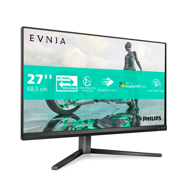 Monitorius žaidimams Philips 27 IPS 3440X2160 4K 16:9 160HZ MNTR 4K Ultra HD 27"
