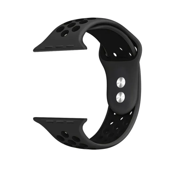 Crong Duo Sport - Apple Watch Band 44/45/46/49 mm (Gray/Black)
