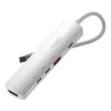 USB Centrmezgls Linq Byelements LQ49051 Balts Pelēks