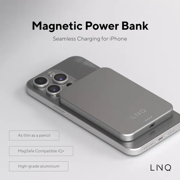 Powerbank Linq Byelements LQWP052 Sidabras 5000 mAh