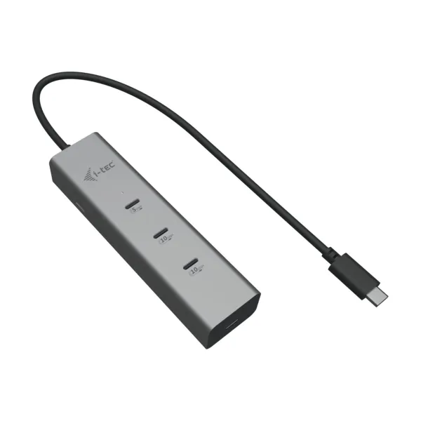USB Centrmezgls i-Tec C31HUBMETAL8KPDPRO Sudrabains
