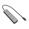 USB Centrmezgls i-Tec C31HUBMETAL8KPDPRO Sudrabains