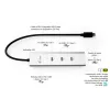 USB Centrmezgls i-Tec C31HUBMETAL8KPDPRO Sudrabains