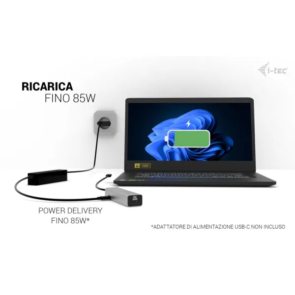 USB Centrmezgls i-Tec C31HUBMETAL8KPDPRO Sudrabains