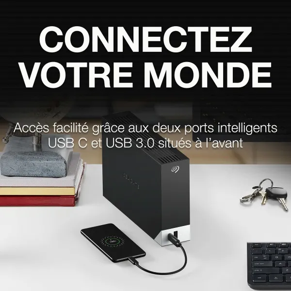 Ārējais cietais disks Seagate STLC20000400 Melns 20 TB
