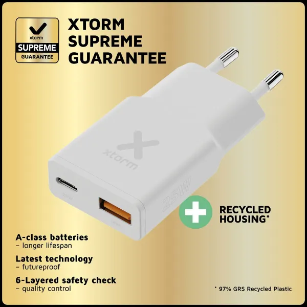 Powerbank Xtorm XG2SL025 Balts