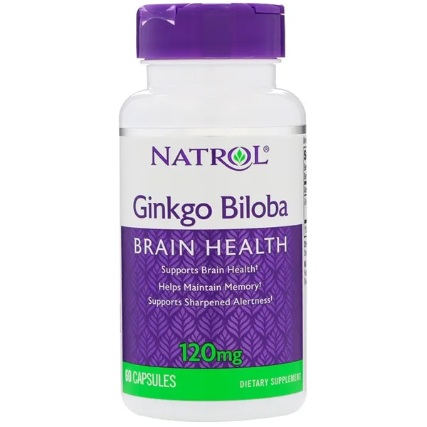 Ginkgo Biloba, 120mg - 60 caps