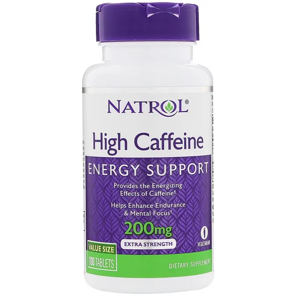 High Caffeine, 200mg - 100 tabs