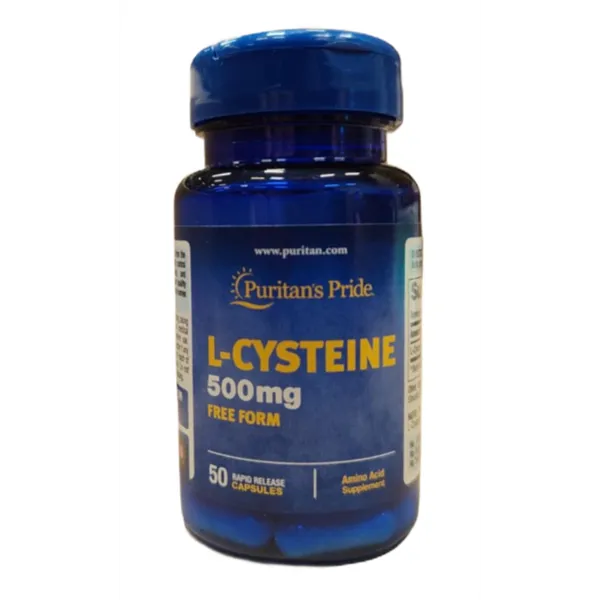 L-Cysteine, 500 mg - 50 caps