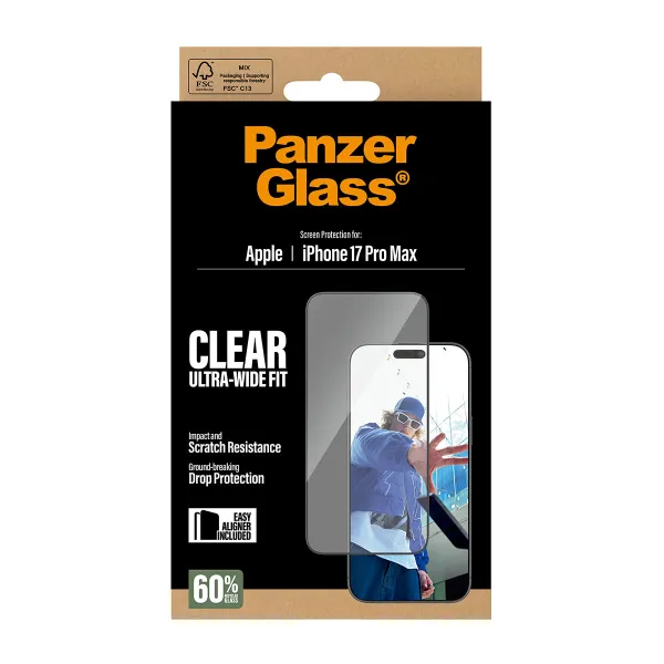 Защита экрана Panzer Glass PG66497 Apple iPhone 17 Pro Max