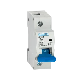 Miniatiūrinis automatinis jungiklis C100M 10KA 1P 80A, B kreivė