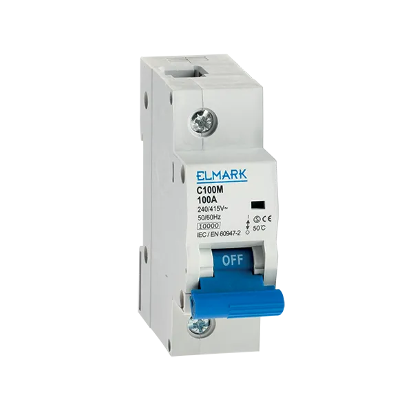 MINIATURE CIRCUIT BREAKER C100M 10KA 1P 80A CURVE B