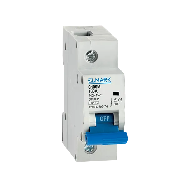 MINIATURE CIRCUIT BREAKER C100M 10KA 1P 125A CURVE B