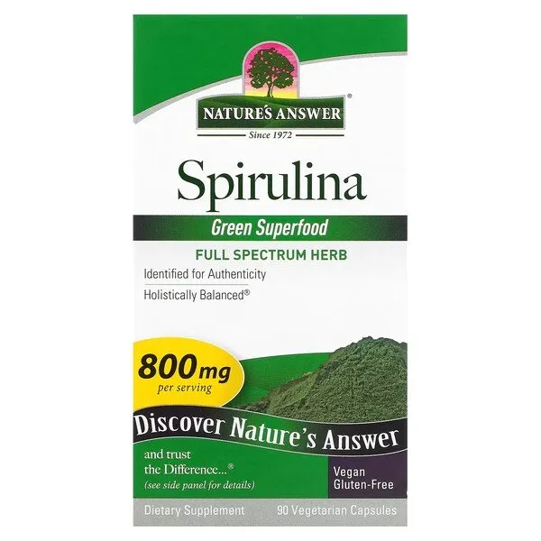 Spirulina, 800mg - 90 vcaps