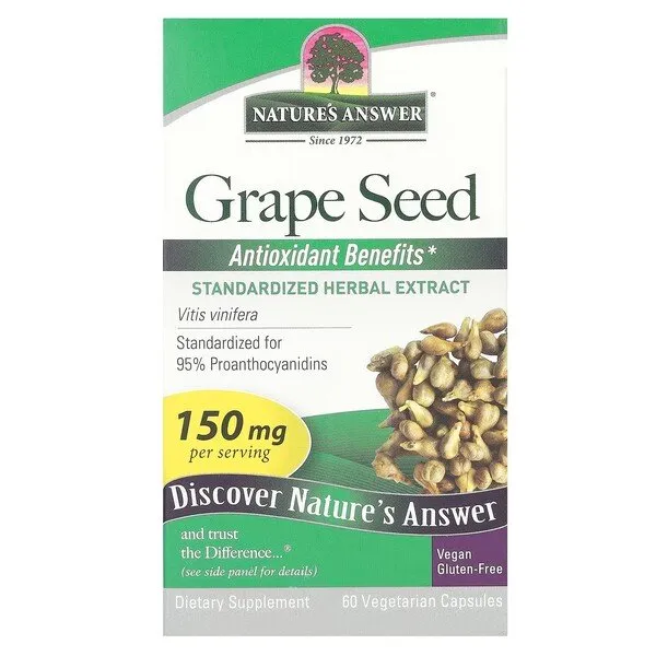 Grape Seed, 150mg - 60 vcaps