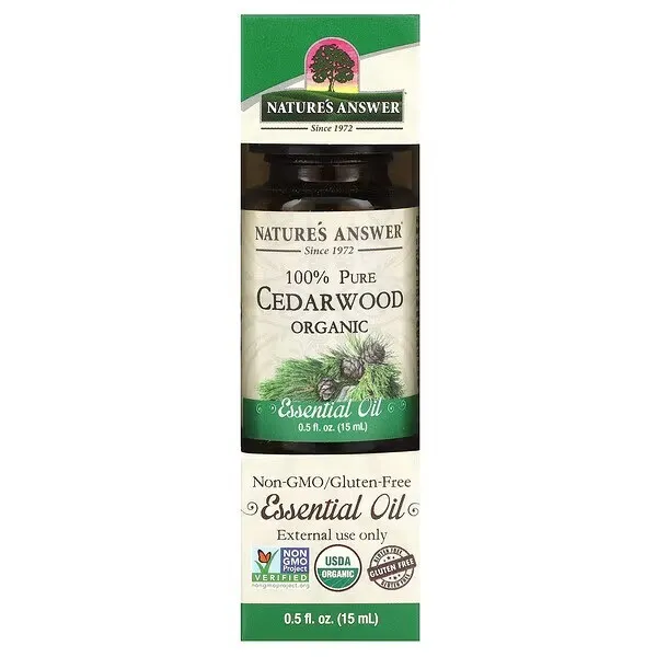 100% Pure Cedarwood Essential Oil - 15 ml.