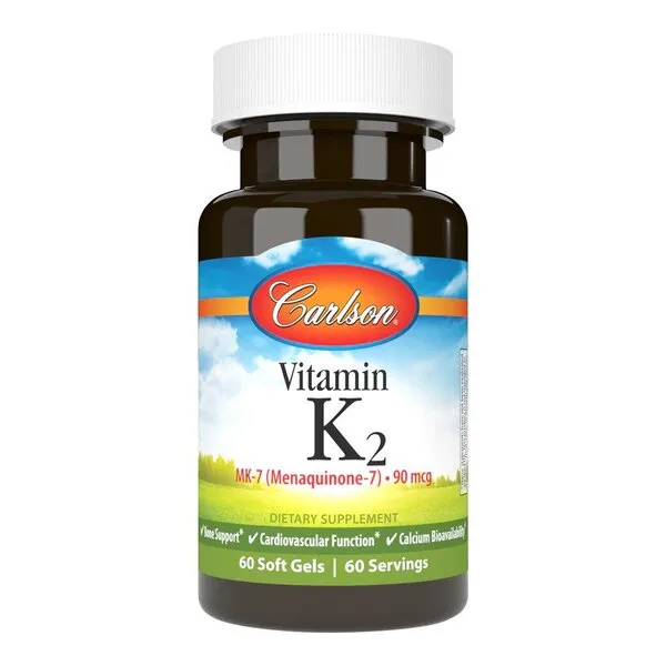 Vitamin K2 MK-7, 90mcg - 60 softgels