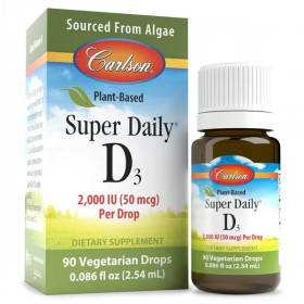Augalinės kilmės „Super Daily“ D3, 2000 TV – 2,54 ml.