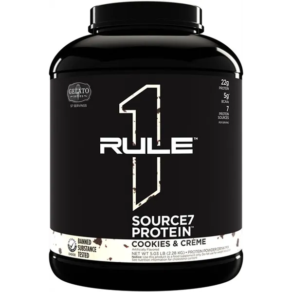 Source7 Protein, Cookies & Creme Gelato - 2280g