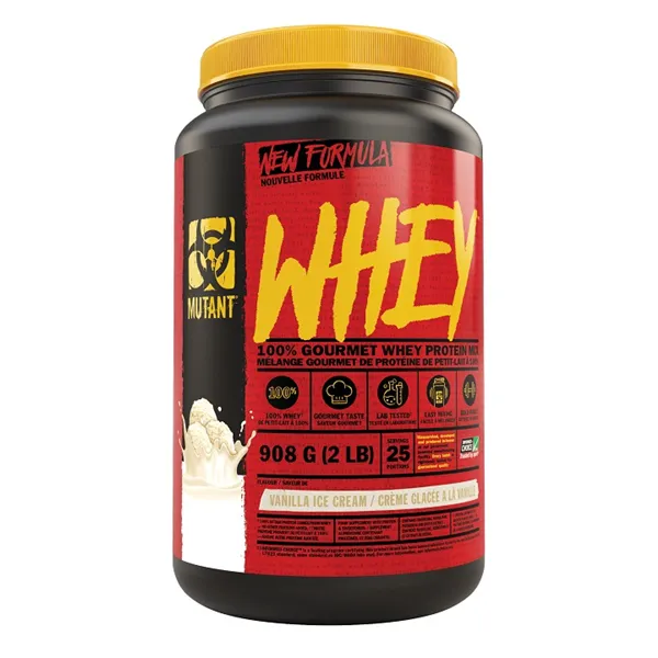 Mutant Whey, vaniļas saldējums - 908g | Pirkt tiešsaistē — Megaluks
